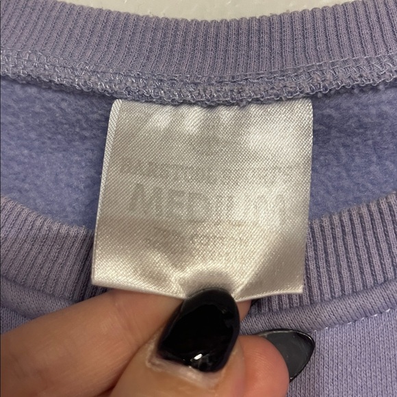 I AM UNWELL WOMENS PURPLE CREWNECK SWEATSHIRT BARSTOOL MEDIUM - Picture 4 of 5